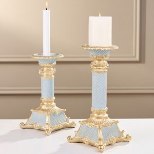 Декоративный подсвечник Portacandela Rococo 27 см (EDG, Италия). Артикул: 4400053A881