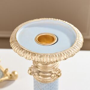 Декоративный подсвечник Рококо 23 см EDG (ЭДГ) фото 5