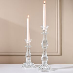 Декоративный подсвечник-канделябр на 1 свечу Cristallerie 31 см