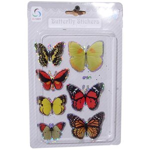 Наклейки Яркие Бабочки, 7 шт ShiShi фото 3