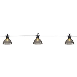 Гирлянда из лампочек Oleron Shade, 12 теплых белых LED ламп, 4.95 м, черный ПВХ, IP44 Star Trading фото 3