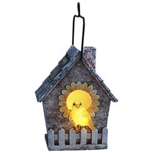 Декоративный садовый светильник Скворечник с птичкой на солнечной батарее 16 см, IP44 Star Trading фото 3