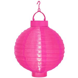 Китайский фонарик на солнечной батарее Solar Shanghai 20 см розовый, IP44 Star Trading фото 2