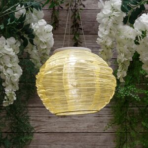 Китайский фонарик на солнечной батарее Solar Festival 25*21 см бежевый, IP44 Star Trading фото 5