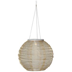 Китайский фонарик на солнечной батарее Solar Festival 25*21 см бежевый, IP44 Star Trading фото 2