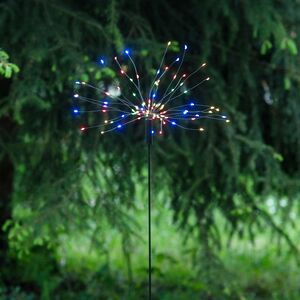 Садовый светильник на солнечной батарее Solar Glory Firework 100*26 см, 90 разноцветных LED ламп, IP44 Star Trading фото 2