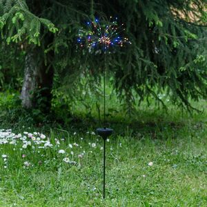 Садовый светильник на солнечной батарее Solar Glory Firework 100*26 см, 90 разноцветных LED ламп, IP44 Star Trading фото 3