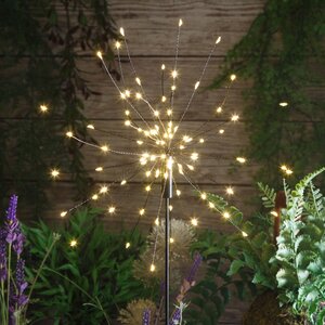 Садовый светильник на солнечной батарее Solar Glory Firework 100*26 см, 90 теплых белых LED ламп, IP44 (Star Trading, Швеция). Артикул: 480-56