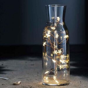 Гирлянда - пробка для бутылки Капельки Звездочки 2 шт, 80 см, 8 теплых белых LED ламп, на батарейках, IP20 Koopman фото 4