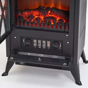 Декоративный камин с обогревом Garette 54*42 см, диммер Kaemingk фото 12