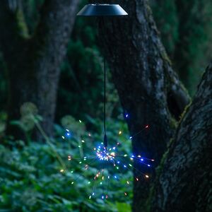 Подвесной садовый светильник Solar Glory Firework 50*26 см, 90 разноцветных LED ламп, на солнечной батарее, IP44 Star Trading (Стар Трэйдинг) фото 2
