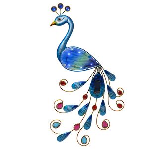 Светящееся панно на солнечной батарее Solar Peacock 52*27 см, 6 холодных белых LED ламп, IP44 Star Trading (Стар Трэйдинг) фото 2