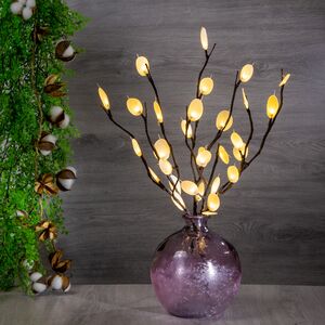 Светильник-цветок Лунария 50 см, на батарейках (Kaemingk, Нидерланды). Артикул: 482160-2