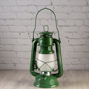 Декоративный светильник с имитацией пламени Сакромонте 25 см зеленый на батарейках, металл Kaemingk фото 2