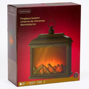 Декоративный светильник-фонарь Камин Bellatrix 35*30 см, на батарейках Kaemingk фото 11