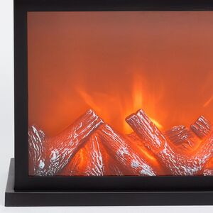 Декоративный светильник-фонарь Камин Bellatrix 35*30 см, на батарейках Kaemingk фото 3