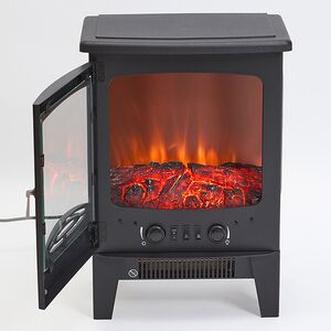 Электрический камин с обогревом Brentwood 55*39 см, диммер Kaemingk фото 4