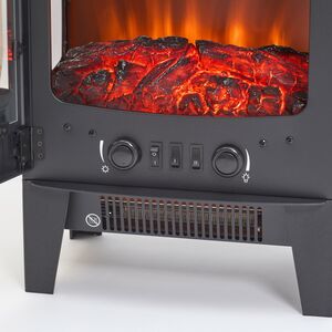 Электрический камин с обогревом Brentwood 55*39 см, диммер Kaemingk фото 9