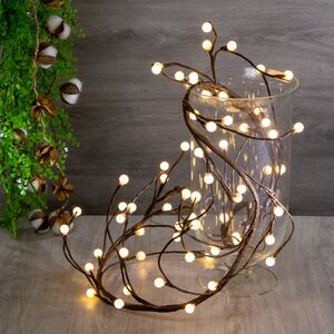 Декоративная светящаяся ветка Вишенки 1.5 м (Kaemingk, Нидерланды). Артикул: 483661-2