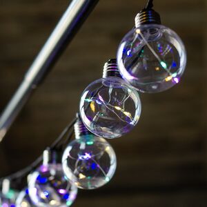 Гирлянда из лампочек Siesta Lights 10 ламп, разноцветные микро LED, 2.7 м, черный ПВХ, IP20 Kaemingk фото 7