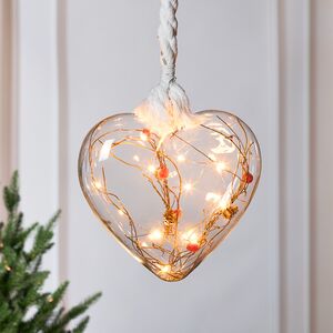 Подвесной светильник на канате Делла Фореста 80*20 см, 15 теплых белых микро LED ламп, на батарейках, IP20 (Kaemingk, Нидерланды). Артикул: 485187