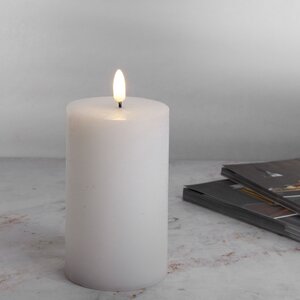 Светодиодная свеча с имитацией пламени Элиан Рустик 15 см на батарейках, таймер Kaemingk фото 5