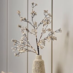 Светящаяся ветка для декора Гипсофила 120 см, 100 теплых белых микро LED ламп, IP20 (Kaemingk, Нидерланды). Артикул: 485841