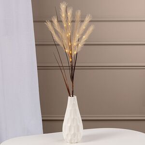 Светящаяся ветка для декора Шоколадный Латте 70 см, теплые белые LED лампы, на батарейках Kaemingk (Кейминг) фото 4