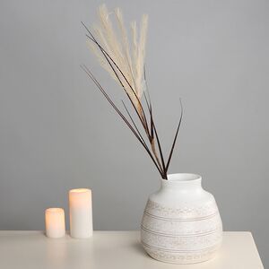 Светящаяся ветка для декора Шоколадный Латте 70 см, теплые белые LED лампы, на батарейках Kaemingk (Кейминг) фото 8