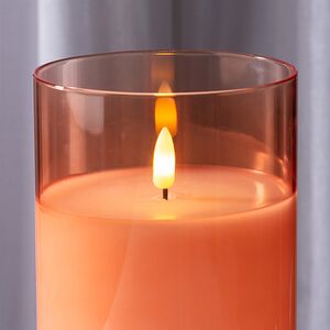 Набор светодиодных свечей с имитацией пламени Одри: Амбер 13-17 см, 3 шт на батарейках, таймер Kaemingk (Кейминг) фото 2