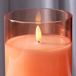 Набор светодиодных свечей с имитацией пламени Одри: Амбер 13-17 см, 3 шт на батарейках, таймер Kaemingk (Кейминг) фото 4