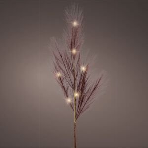 Светящаяся ветка для декора Сливовый Шоколад 70 см, теплые белые LED лампы, на батарейках Kaemingk (Кейминг) фото 5