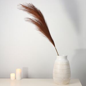 Светящаяся ветка для декора Перо Бланшет 118 см, теплые белые LED лампы, на батарейках Kaemingk (Кейминг) фото 4