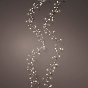 Декоративная гирлянда Капли 10 м, 400 теплых белых микро LED ламп, IP20