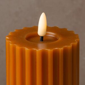 Светодиодная свеча Глен с имитацией пламени 12 см, оранжевая, на батарейках Kaemingk (Кейминг) фото 4