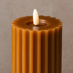 Светодиодная свеча Glen с имитацией пламени 15 см, оранжевая, на батарейках Kaemingk фото 4