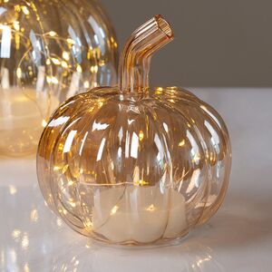 Декоративный светильник Тыква Cinderella 14 см, на батарейках, IP20 Kaemingk фото 1