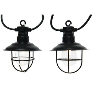 Гирлянда из лампочек Filidella, 10 ламп, теплые белые LED, 4.5 м, черный ПВХ, соединяемая, IP44 Kaemingk (Кейминг) фото 12