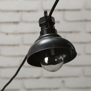 Гирлянда из лампочек Фонарики, 10 ламп с экстра теплым белым светом, 4.5 м, черный ПВХ, соединяемая, IP44 Kaemingk фото 5