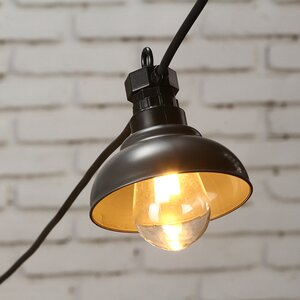 Гирлянда из лампочек Фонарики, 10 ламп с экстра теплым белым светом, 4.5 м, черный ПВХ, соединяемая, IP44 Kaemingk фото 2