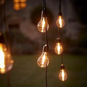 Гирлянда из лампочек Грозди в стиле Лофт, 12 теплых белых ламп, 3 м, черный ПВХ, соединяемая, IP44 Kaemingk фото 2