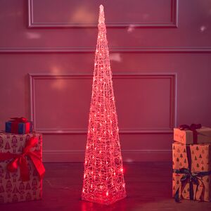 Светящаяся фигура Елка Cone Light 120 см, 80 разноцветных RGB LED ламп, IP44 Kaemingk фото 4