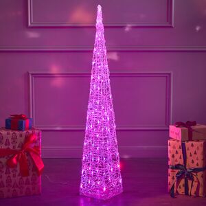 Светящаяся фигура Елка Cone Light 120 см, 80 разноцветных RGB LED ламп, IP44 Kaemingk фото 6