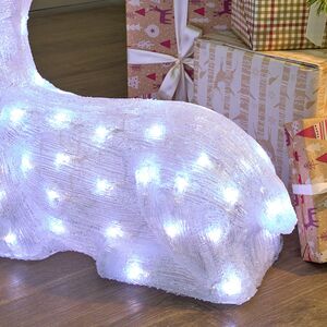 Светодиодный олень Стэнли на отдыхе 64 см, 100 теплых/холодных белых LED ламп, IP44 Kaemingk фото 4