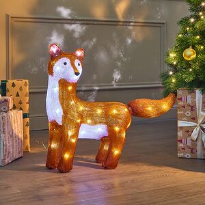 Светящаяся фигура Лисица из Броселианда 58*51 см, 50 LED ламп, IP44