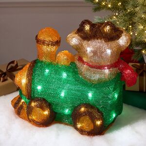 Светящаяся фигура Олень Рудольф - Christmas Train 37 см, 50 LED ламп, IP44 Kaemingk фото 6