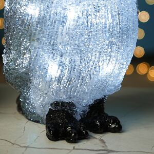 Светодиодная фигура Сова Лорри 21 см, 20 холодных белых LED ламп, на батарейках, IP44 Kaemingk фото 4