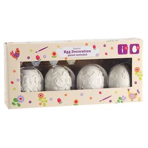 Пасхальные украшения Яйца для раскрашивания Flowers 6 см, 4 шт Koopman фото 2