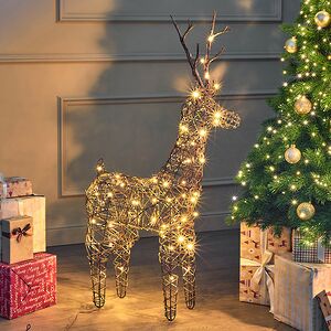 Светящийся олень Rottweil Deer 104 см, 72 теплые белые LED лампы, IP44