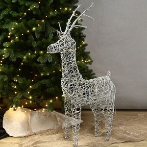 Светящийся олень Джаспер 69 см, 48 теплых белых LED ламп, IP44 Kaemingk фото 3